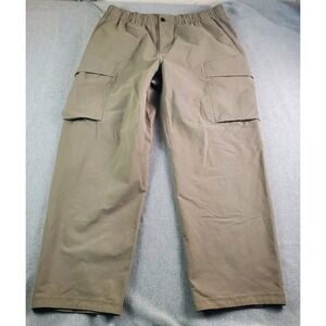 Lululemon Utilitarian Cargo Pants Mens 38X30 Beige Outdoor Hiking